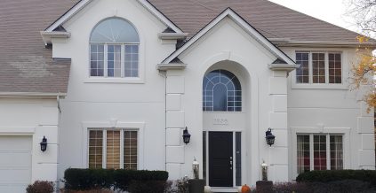 Freshly Painted White House