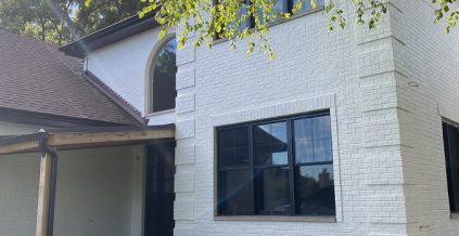Brown Standard Exterior Repainted Vibrant White ...