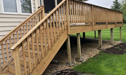 Deck Railings and Skirt