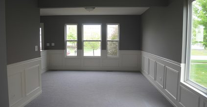 Wainscoting & Interior Repaint in Downers Grove, IL ...