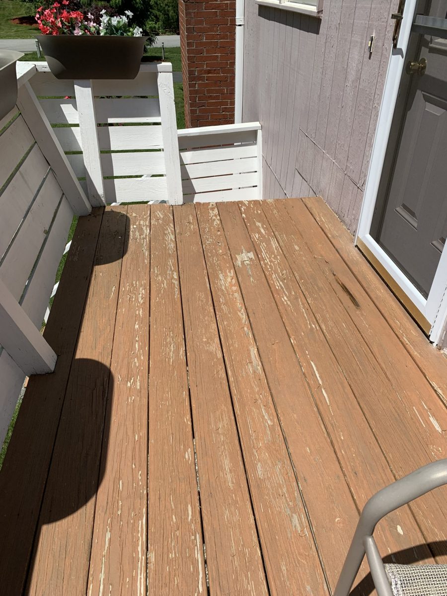 Before Deck Painting Merrimack, NH Preview Image 5