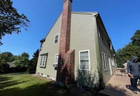 Tan Home Exterior Painting Littleton, MA