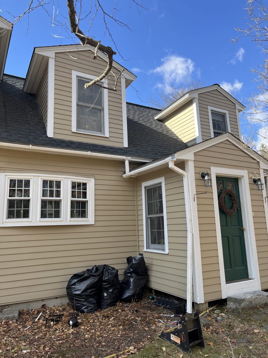 Tan Exterior House Painting in Hollis, NH Preview Image 1