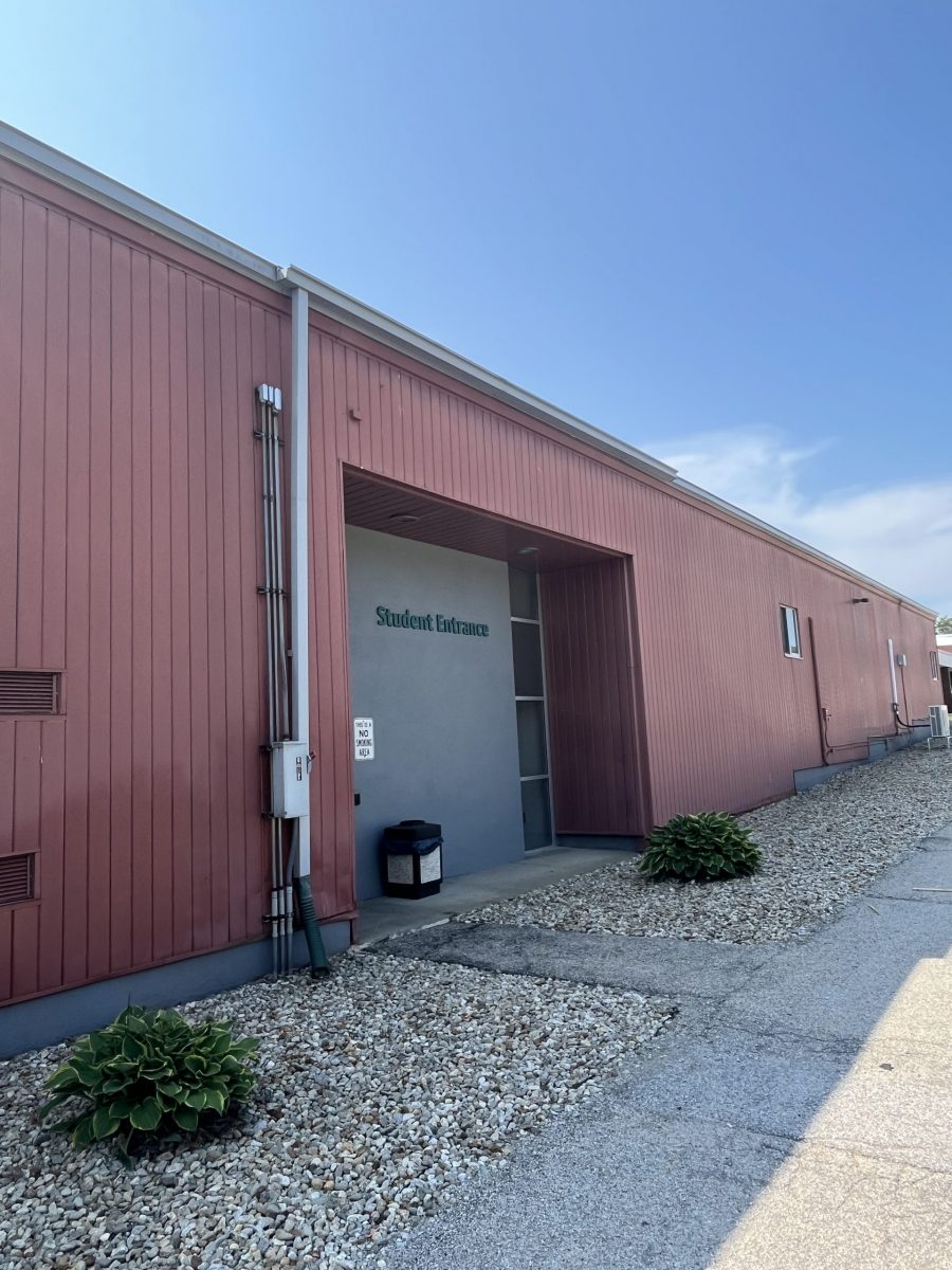 Manchester, NH Community College Before Painting Red Exterior Preview Image 8