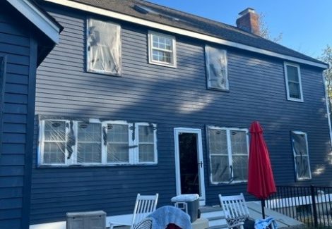 During Professional Carpentry & Exterior Painting