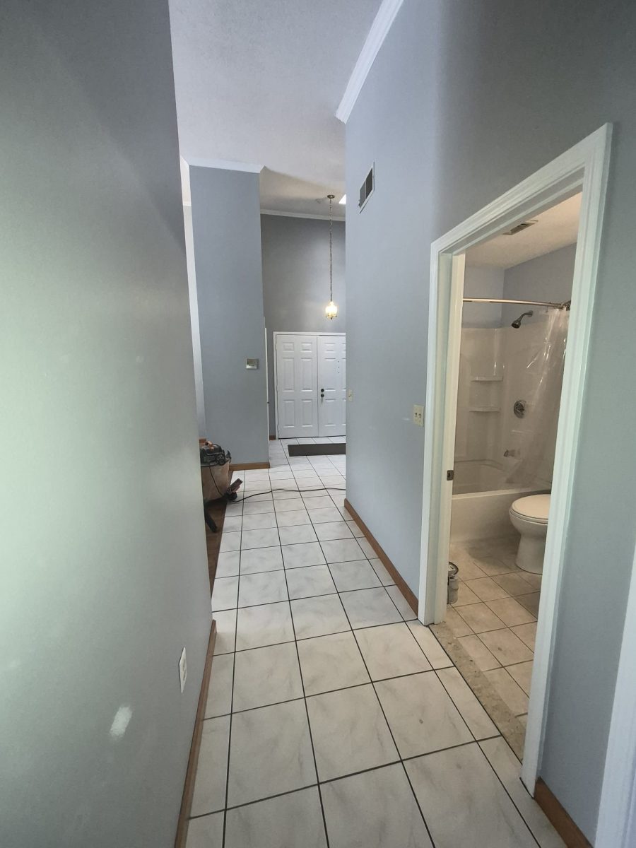 Chelmsford, MA Light Grey Interior Painting Preview Image 4