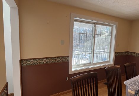 before interior painting