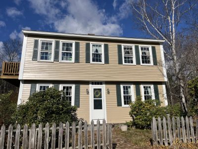 Hollis, NH Exterior Painting Tan Home