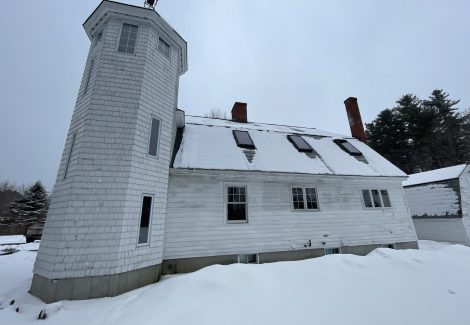 Before exterior painting New London, NH