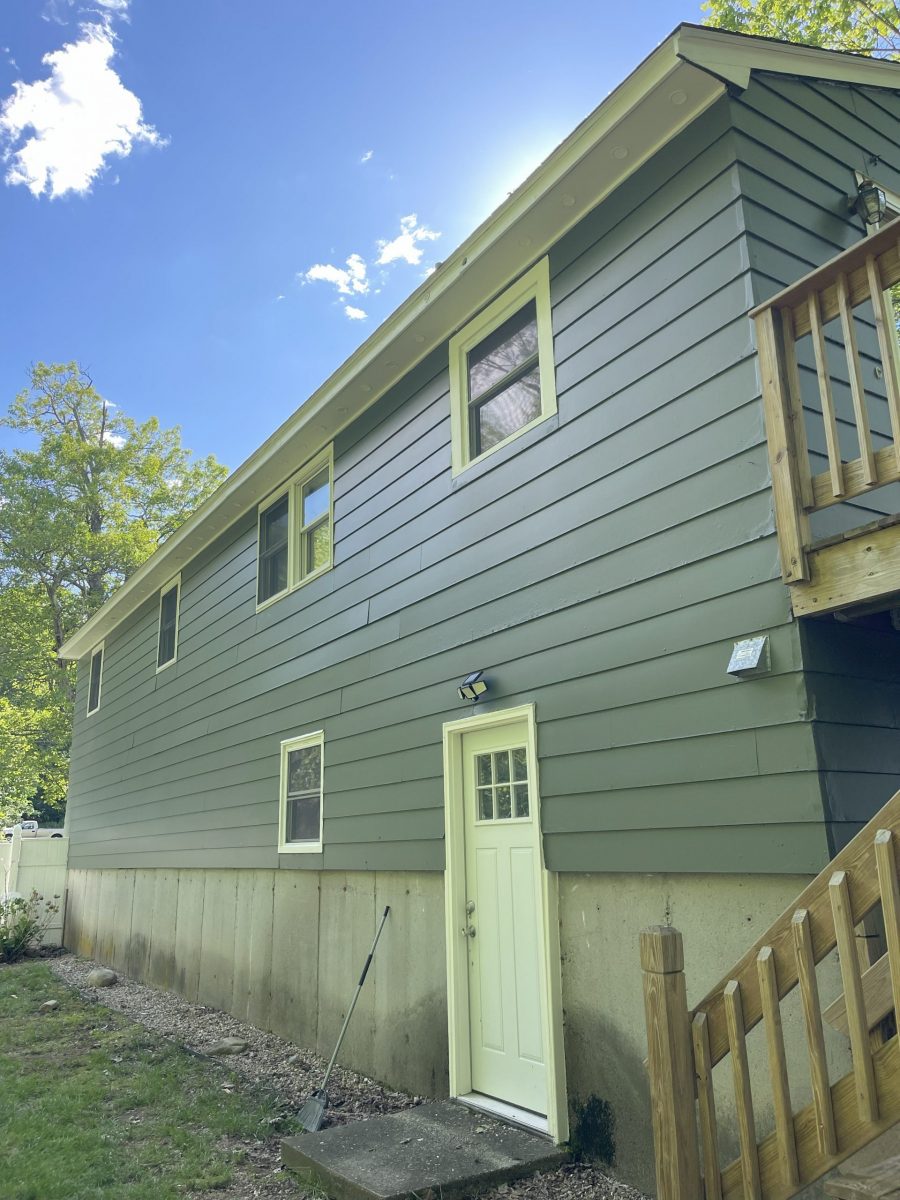 Green Exterior House Painting in Chelmsford, MA Preview Image 1