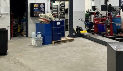 Professional Painting inside Autocare Shop