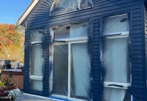 During Carpentry & Exterior Painting