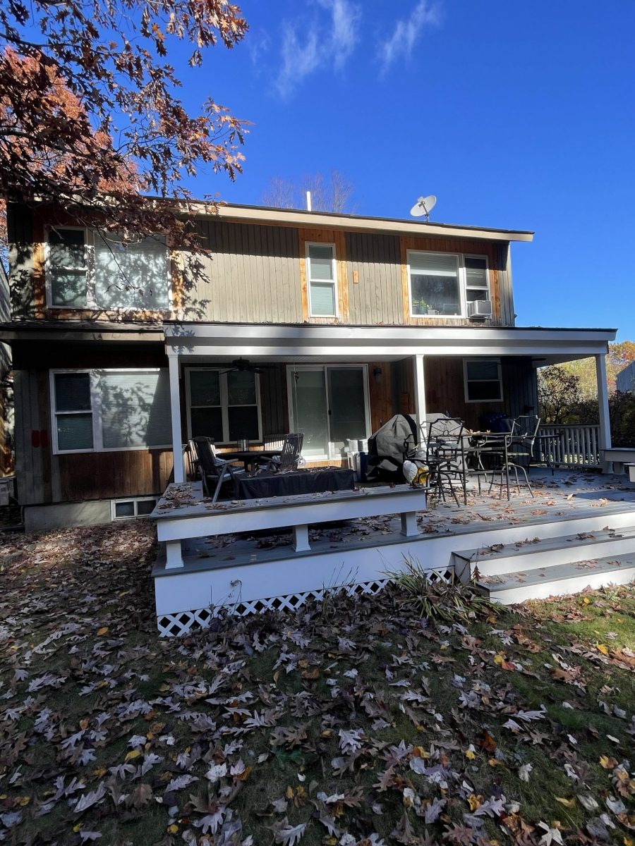 back of home before exterior painting in hudson, NH Preview Image 8