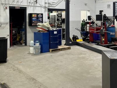 Professional Painting inside Autocare Shop
