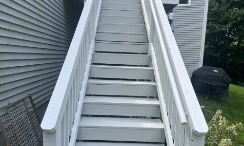 Deck Steps Painting