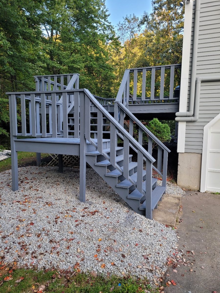 Exterior Stair Painting Amherst, MA Preview Image 3