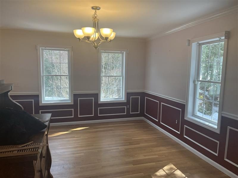 Dining Roon Tan and Burgundy Interior Painting Preview Image 1