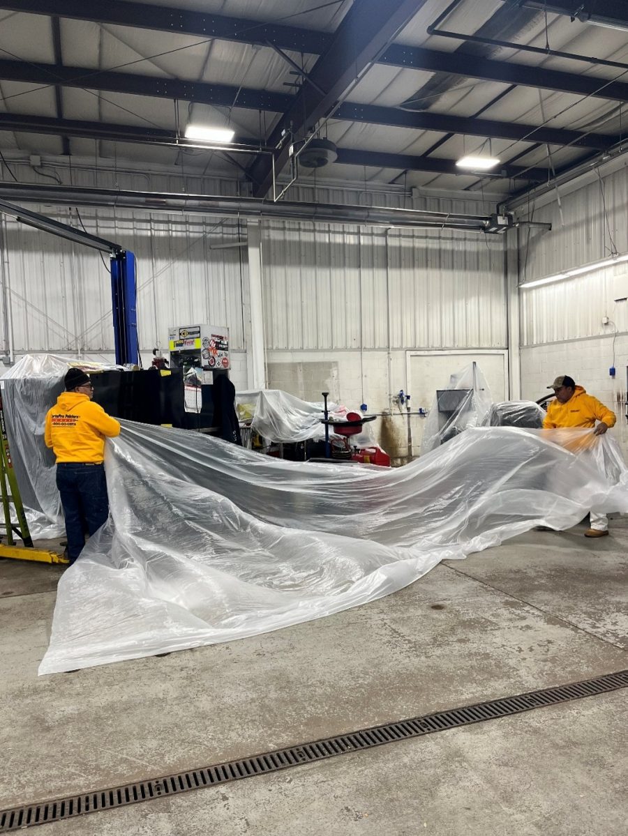 Autocare Center Painting During Setup Preview Image 4