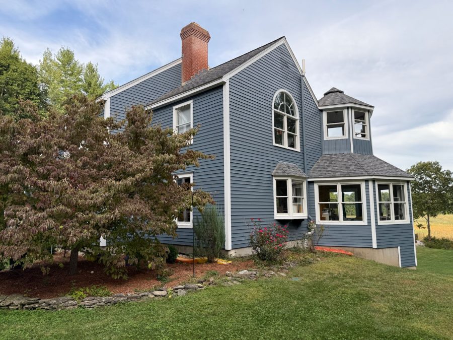 blue professionally painted home Preview Image 6