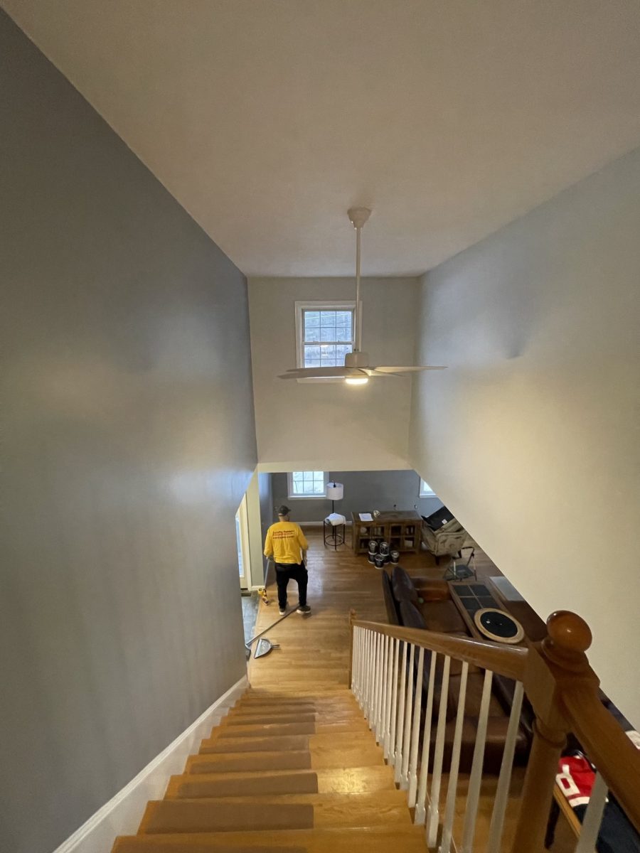 Interior hallway and stair way professionally painted Preview Image 2