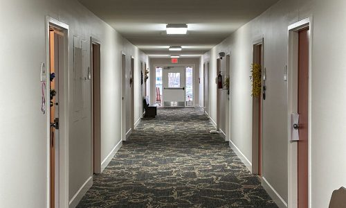 Carpeted Hallway (After)