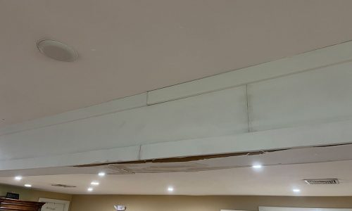 Ceiling Damage (Before)