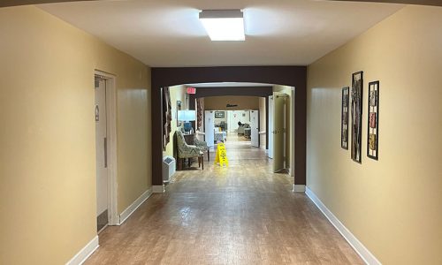 Hallway Wooden Floor (Before)