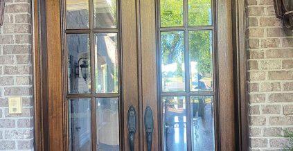 Door Staining Project Recap