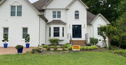 Exterior Brick Painting Project Recap