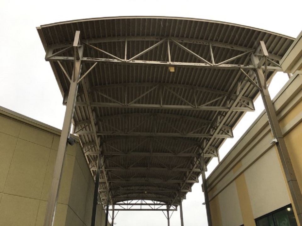 Stones River Mall Canopy Before