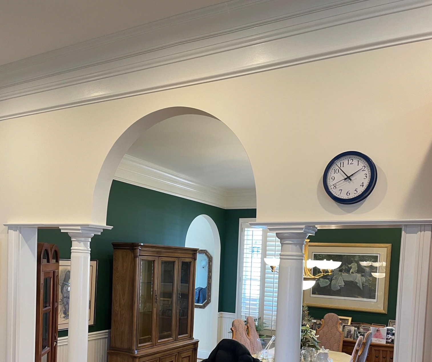 Interior Archway Restoration Project After