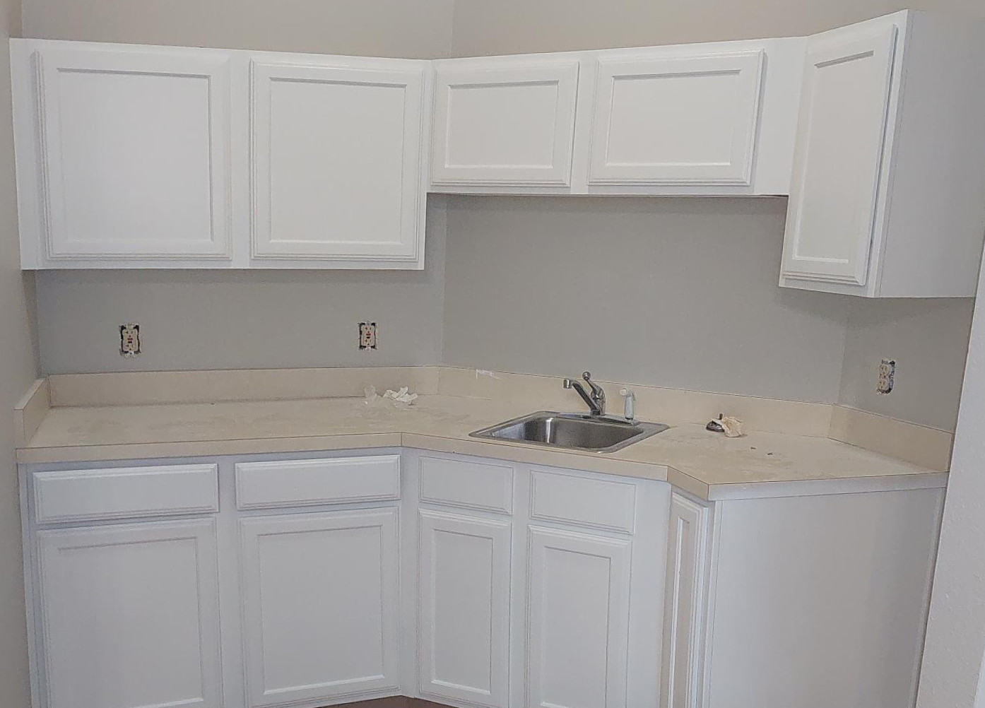 Cabinets Brown to White in Franklin, TN After