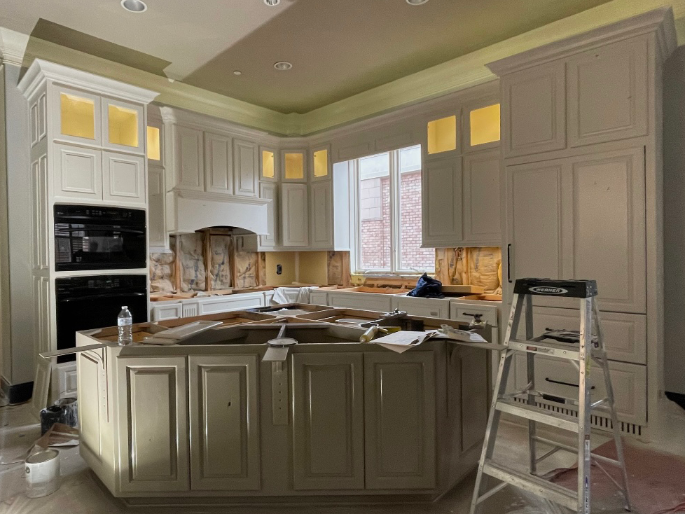 Kitchen Cabinet Refinishing Project in Brentwood, TN After