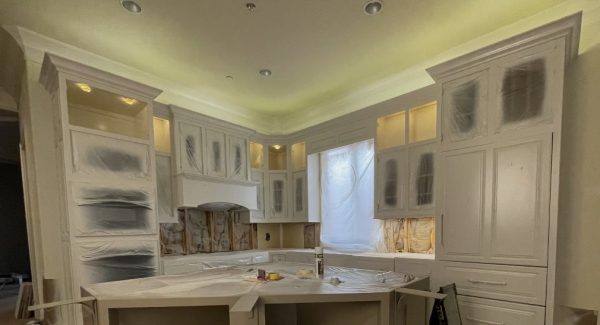 Local Cabinet Painting Project in Brentwood, TN