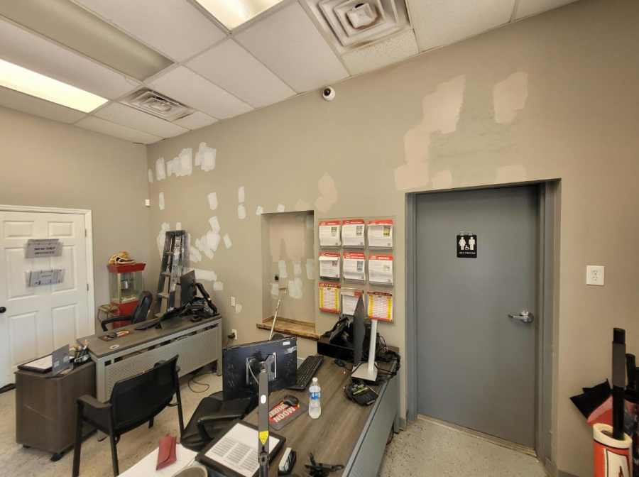 office wall with patching Preview Image 6