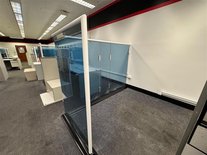 office interior with black and red painted stripe Preview Image 2