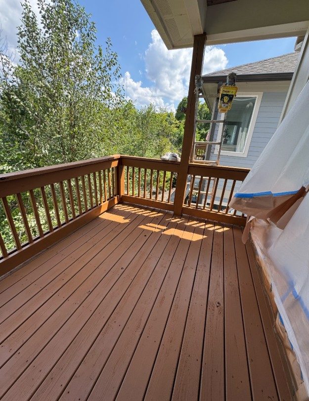 stained wooden balcony Preview Image 1