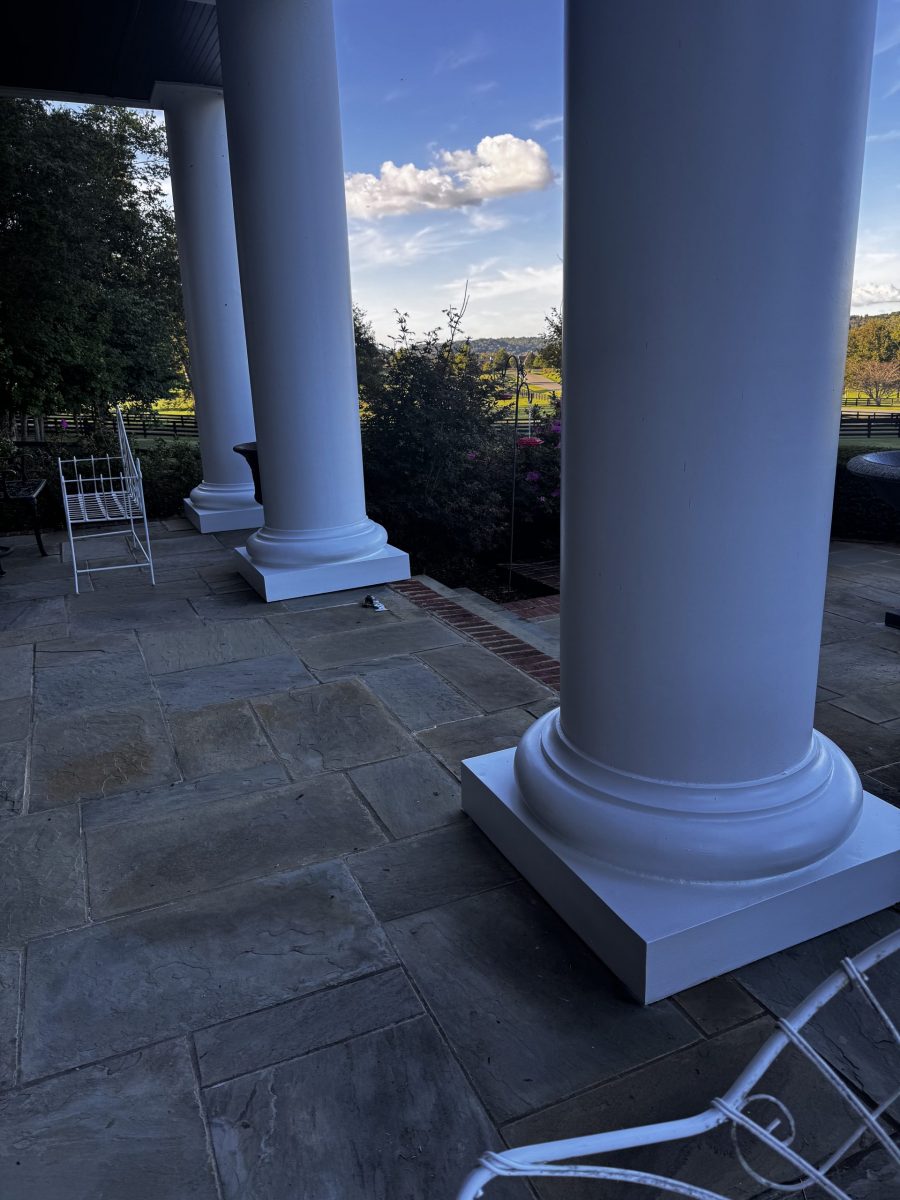 white painted columns Preview Image 3