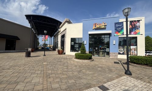 Fresh Blue and White Storefronts