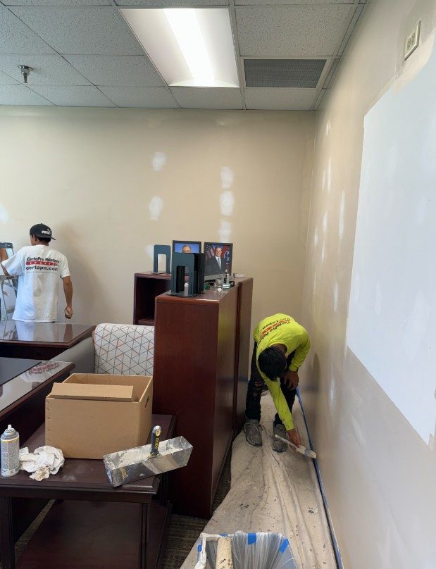 painters working in office interior Preview Image 4
