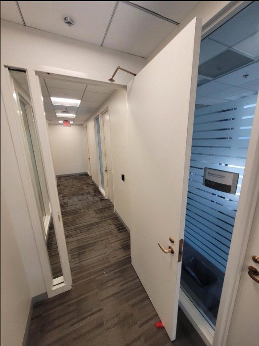 repainted office hallway walls Preview Image 2