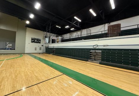 college basketball court