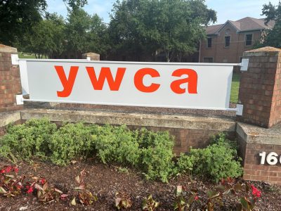 repainted ywca sign