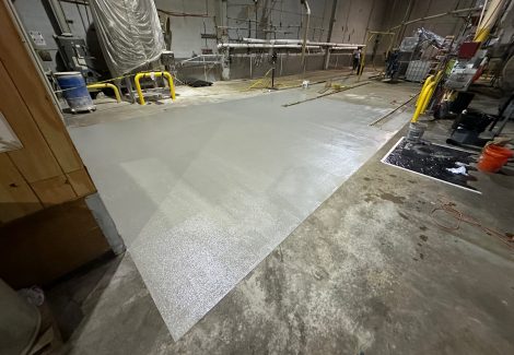 Factory Floor Urethane Cement Project
