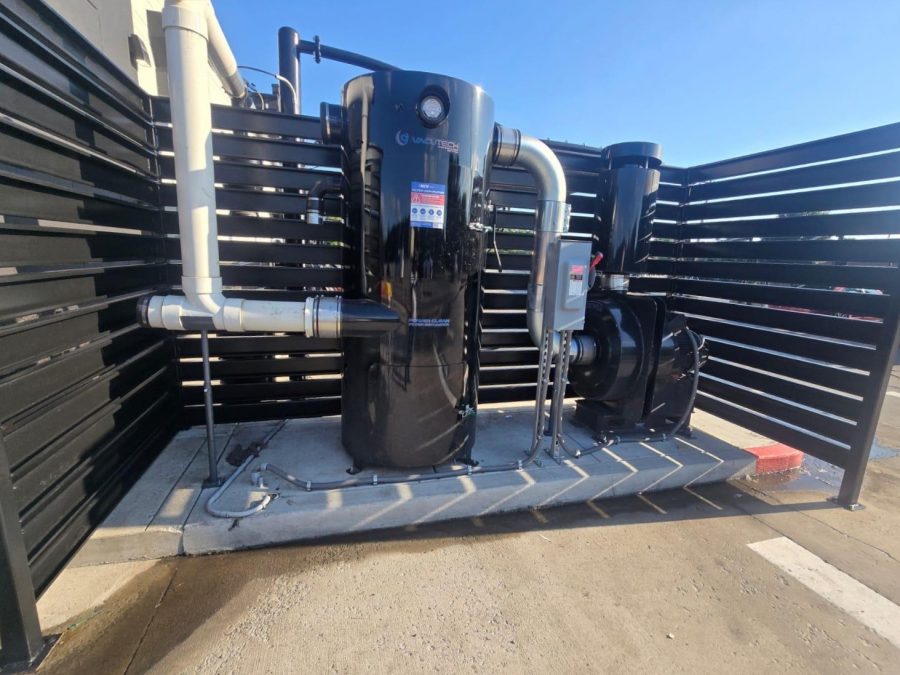 car wash exterior pump equipment and screen wall Preview Image 2