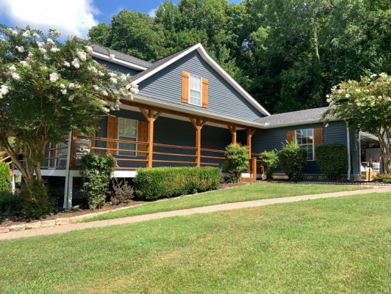 refinished home exterior