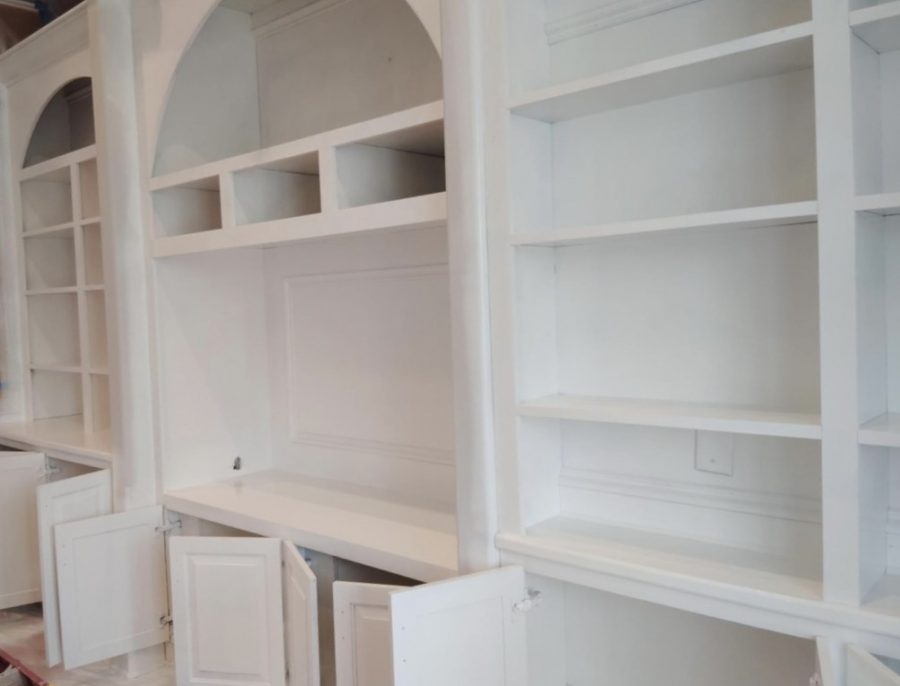 white painted built-ins Preview Image 2