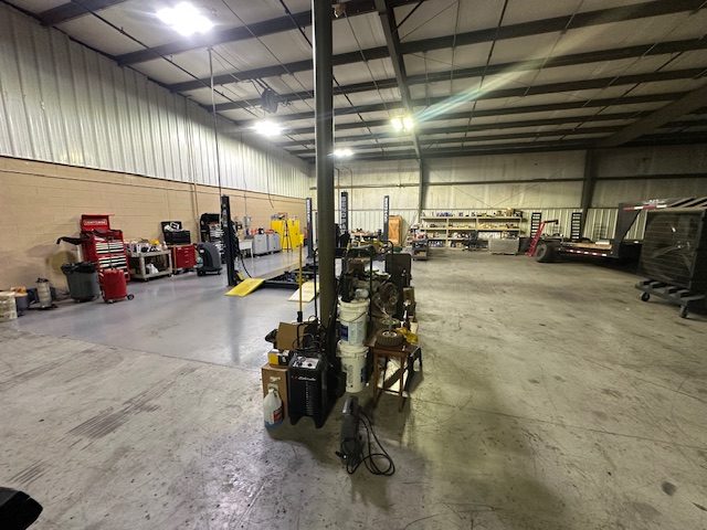 warehouse floor during epoxy coating installation Preview Image 2