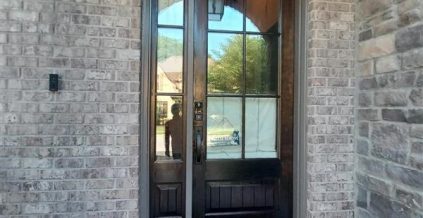Front Door Stain Refresh