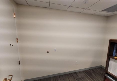 painted office wall